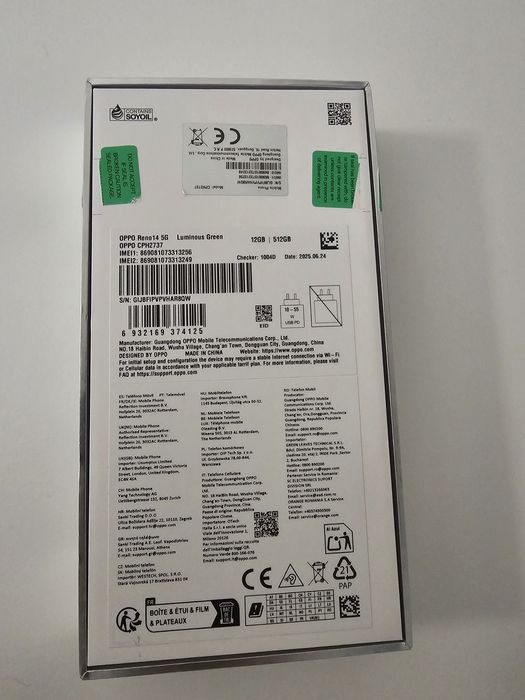 Oppo Reno 14 c/garantia