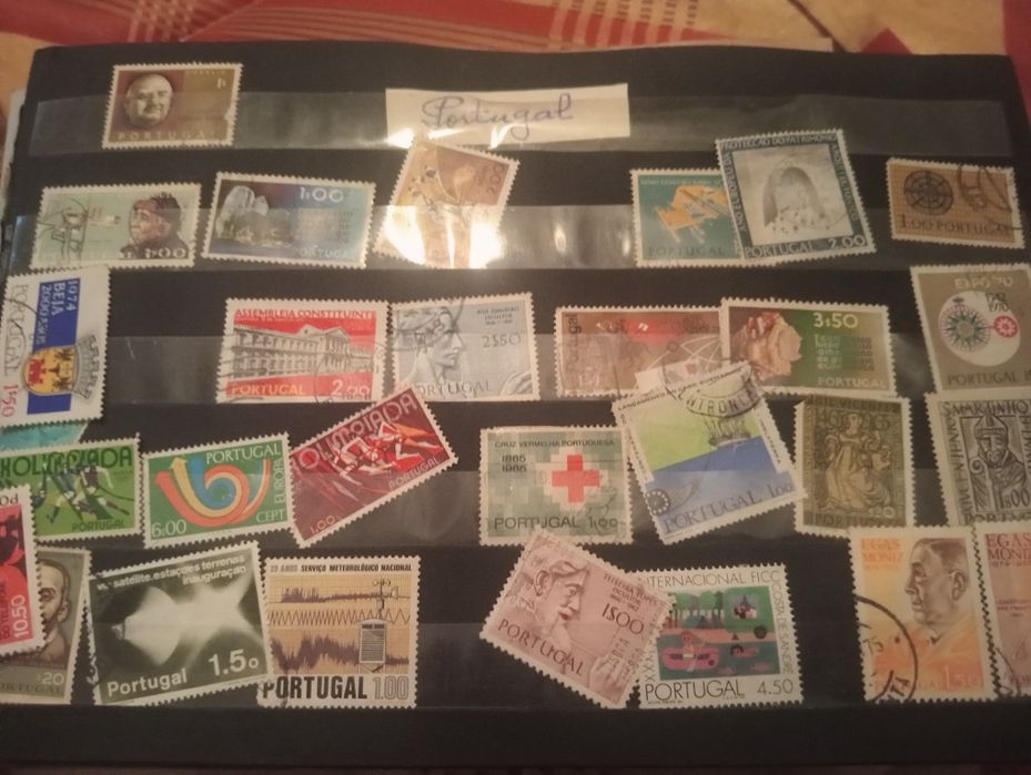 Selos antigos vários países