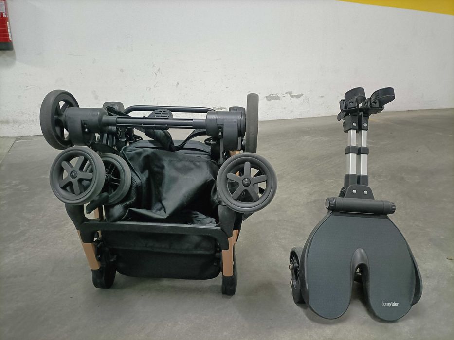 Carrinho de bebé Chicco Miinimo 2 e Bumprider Plataforma de Passeio