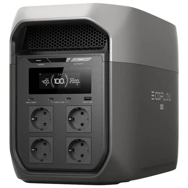 Зарядна станція EcoFlow DELTA 3 Max 2400 Вт 2048 Вт·год Європейська версія