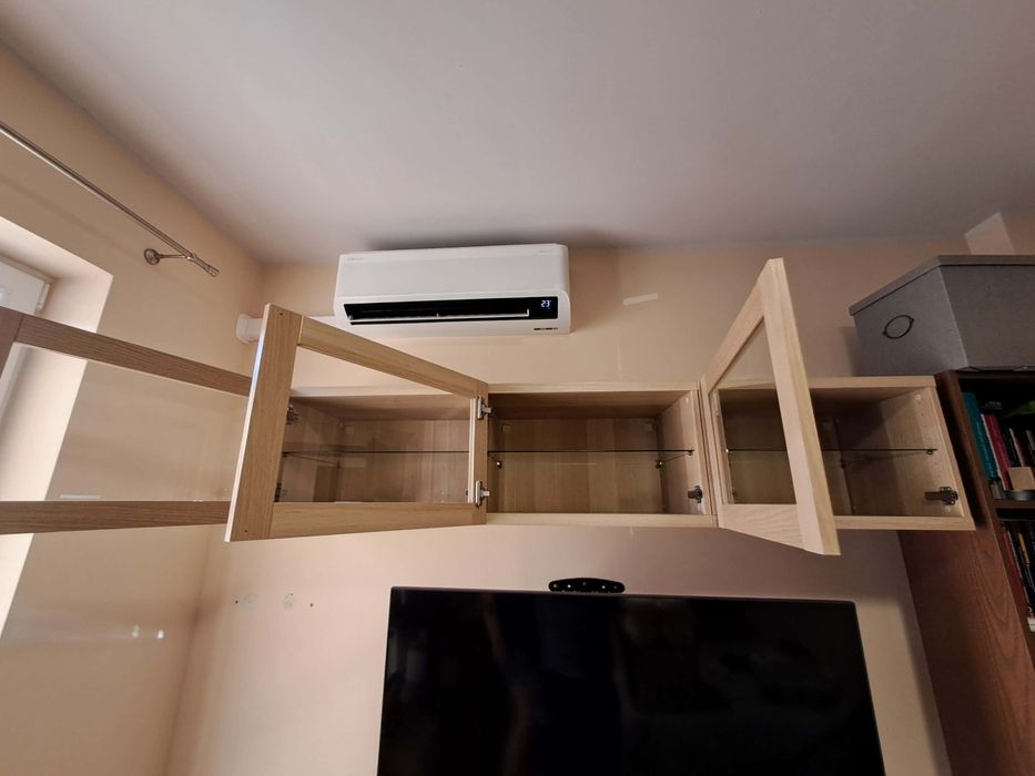 IKEA BESTÅ witryna 180 cm / 120+60 SINDVIK szkło