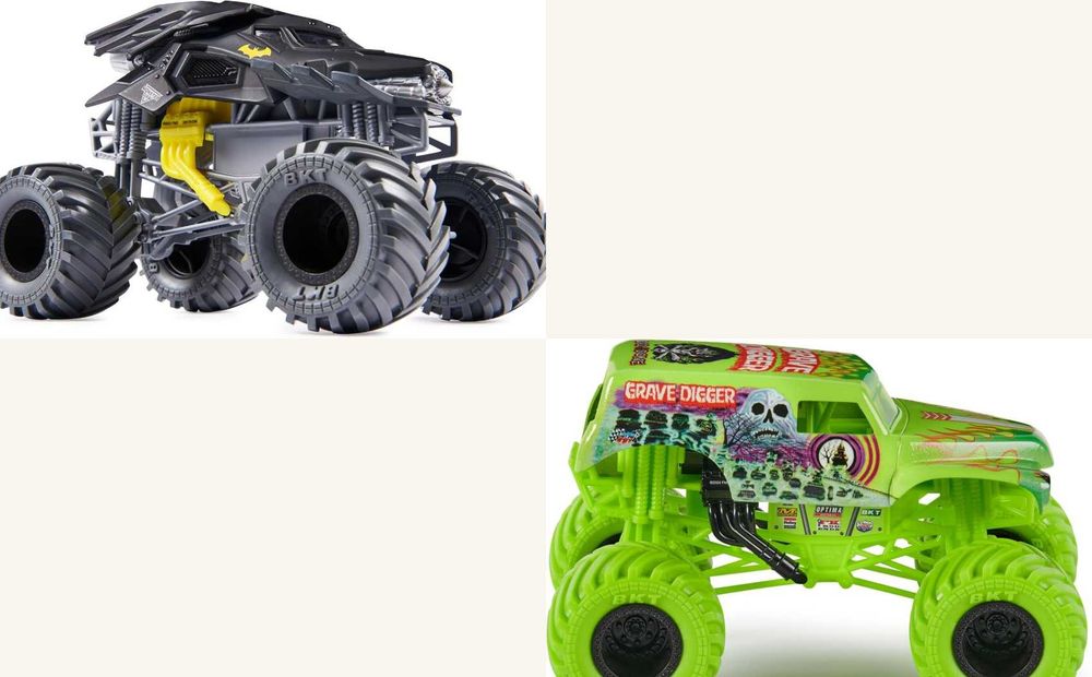 Kолекційна модель Spin Master  Monster Jam Truck  1:24  Official Batmobile/ Grave Digger Monster Truck