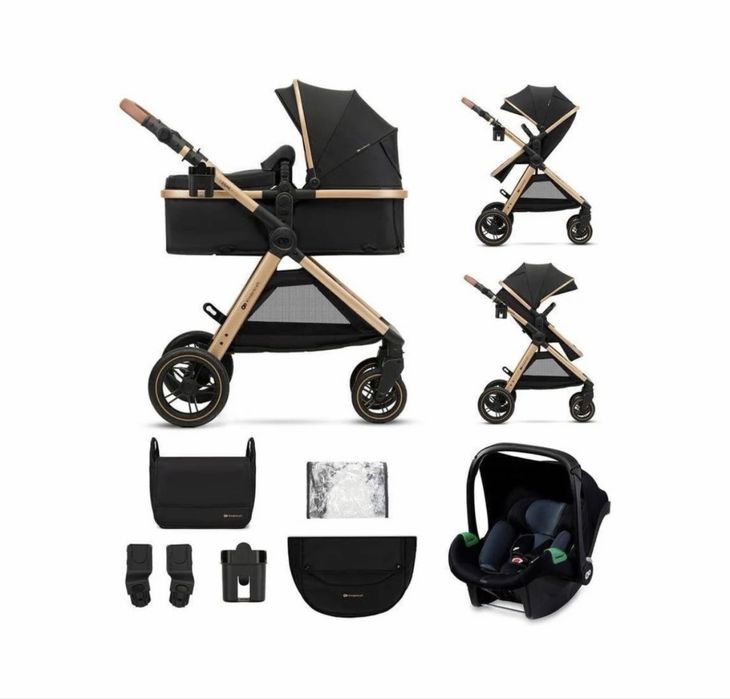 Carrinho de Bebé KINDERKRAFT Esme Multifuncional 3 em 1