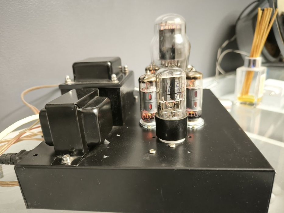 Ламповый підсилювач однотакт стерео