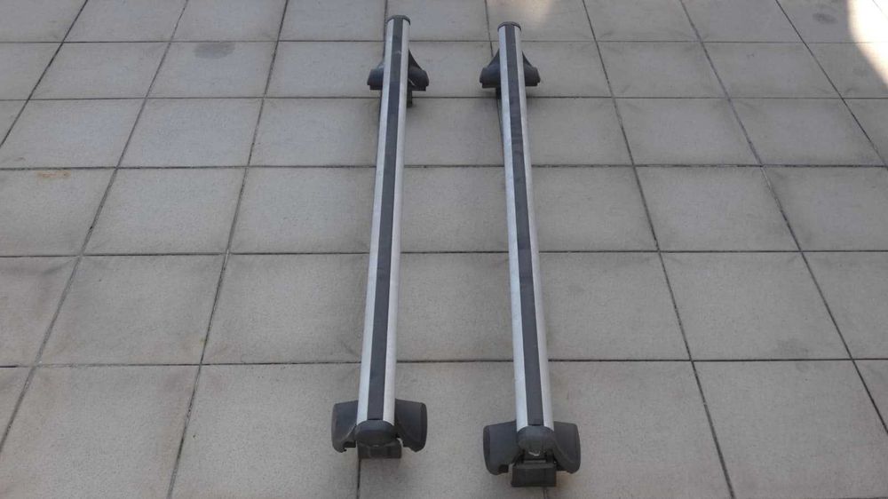 Barras de tejadilho Alumínio com fixações - Kit completo