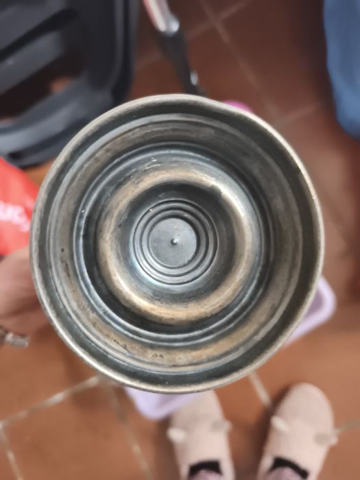 Cesto de louça antiga