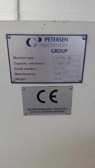 Szwedzka zaginarka, gietarka, prasa do blachy Goteneds (cidan) futura – 25