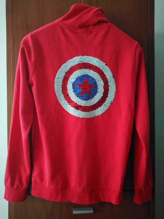 Casaco Capitão América para 14 anos da Zippy