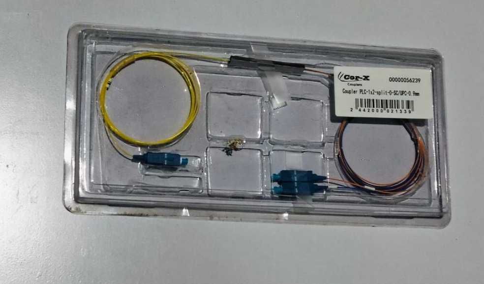Оптичний дільник Coupler PLC-1x2-split-0-SC/UPC-0,9mm