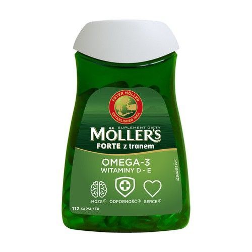 mollers forte z tranem 112 kapsułek - omega-3 i odporność