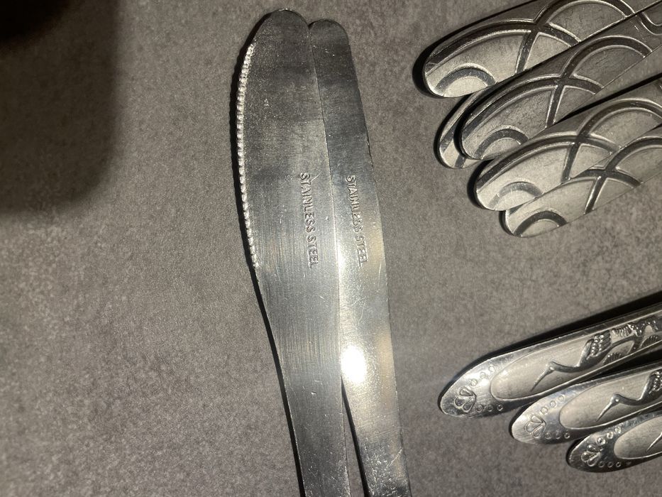 Zestaw sztućców turystycznych Stal nierdzewna