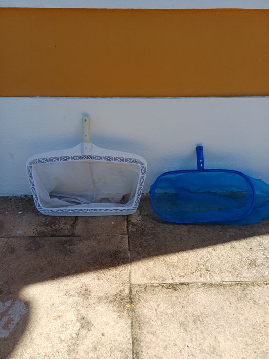2 Redes para limpeza piscina