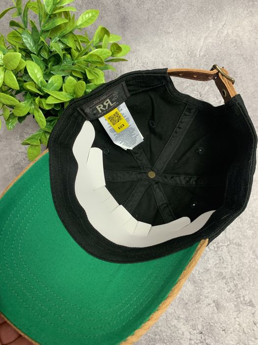 Кепка Ralph Lauren Double RL RRL з шкіряним ремінцем картуз