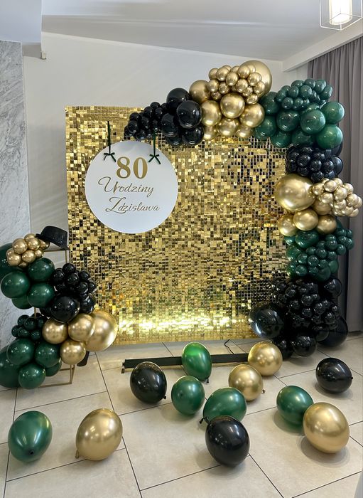 Wykonam dekoracje sali balonowe girlandy kwiaty giganty ścianki balony