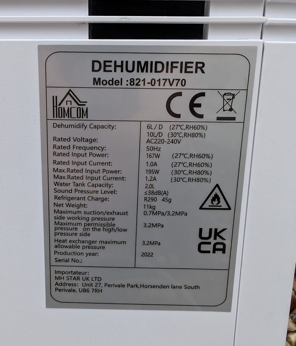 Осушувач повітря 10л Англія вологопоглинач осушитель воздуха оригінал