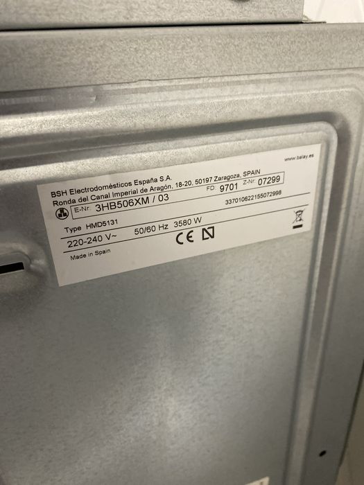 Forno Balay em bom estado (ideal para peças ou reparo)