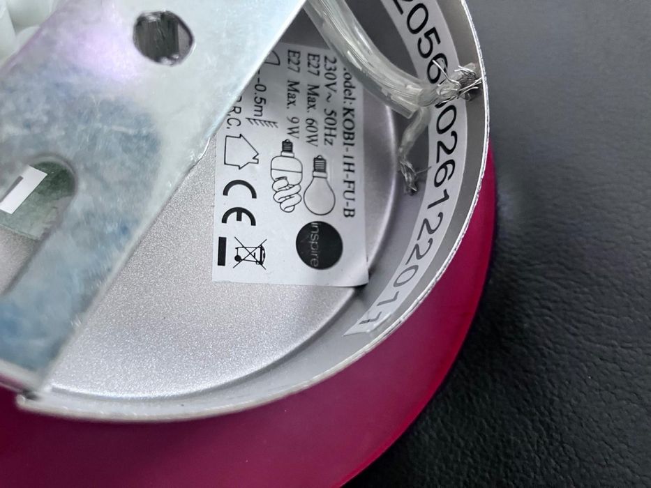 2 śliczne lampy z bezpiecznego grubego szkła