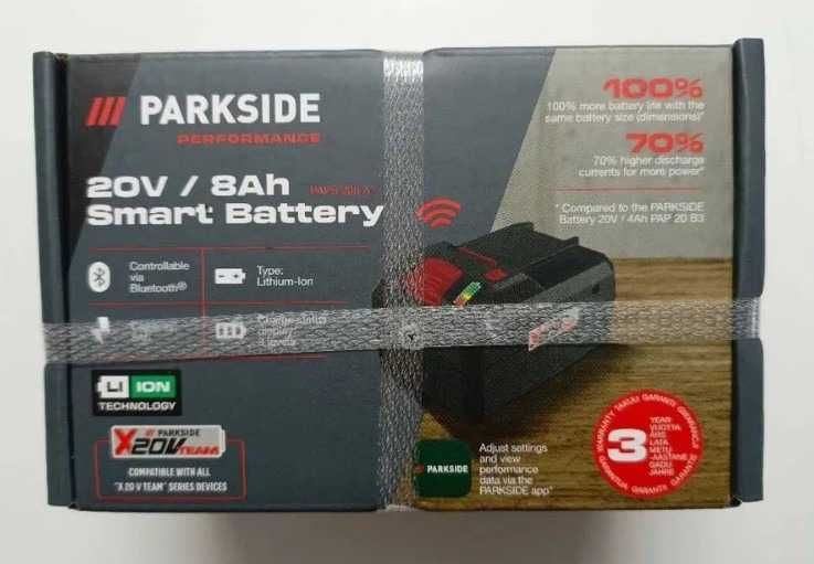 NOWY akumulator bateria PARKSIDE PERFORMANCE PAPS 208 A1, 20V, 8 Ah