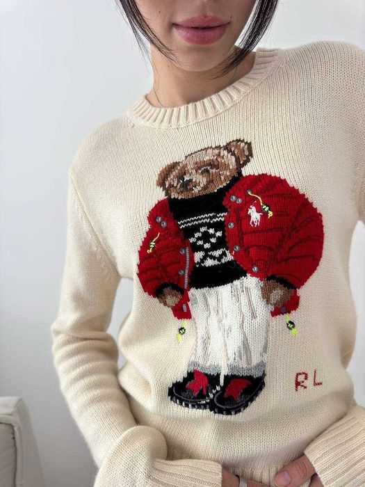 Hit Sweterki Ralph Lauren Misie Bear! Różne kolory i  modele XS S M L