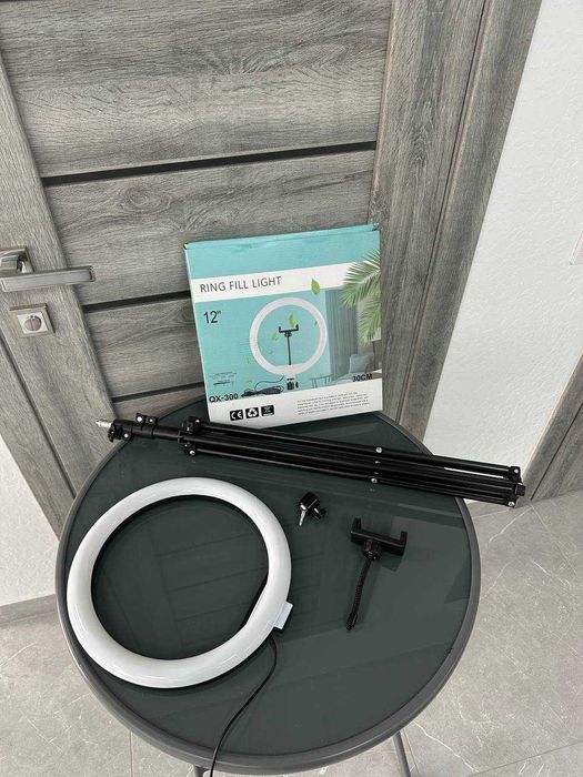 Кільцева LED ЛАМПА + ШТАТИВ 2 метри! Повний набір проф освітлення!