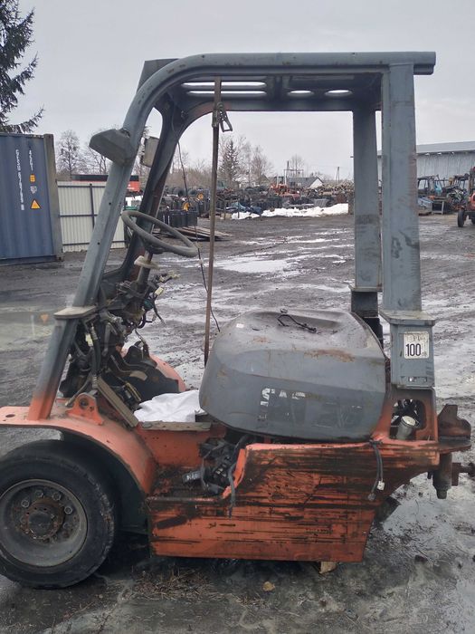 wózek widłowy Toyota 7FG25, części koła, most, skrzynia