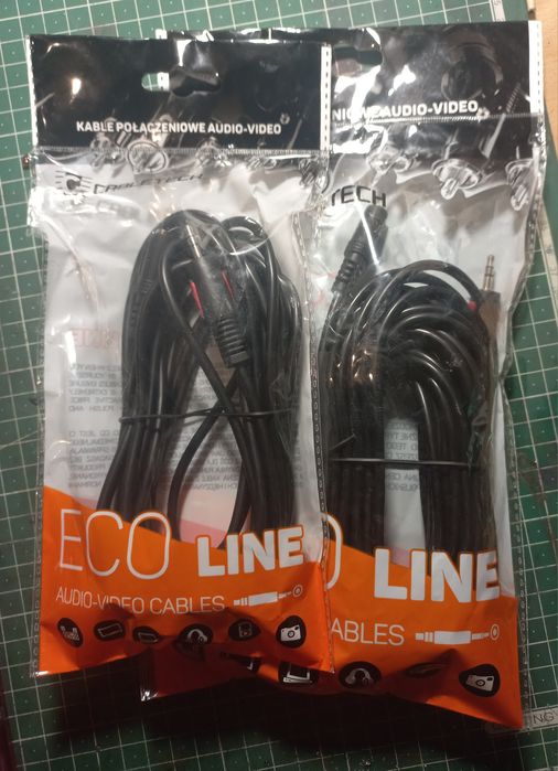 Аудіокабель, подовжувач, 3.5-мм джек, мама — тато,5 м .