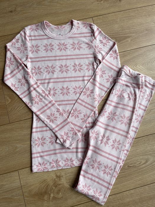 Komplet merino wełna cubus XS damski legginsy bluzka termiczny