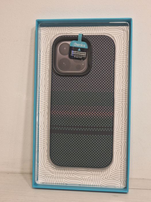 Benks Etui Magnetic Armor Air Aurora Kevlar 600D do Iphone 16 Pro