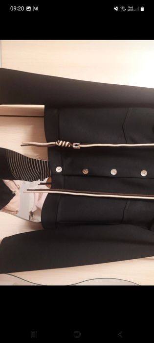 Komplet dresik czarny bluza rozpinana  uni