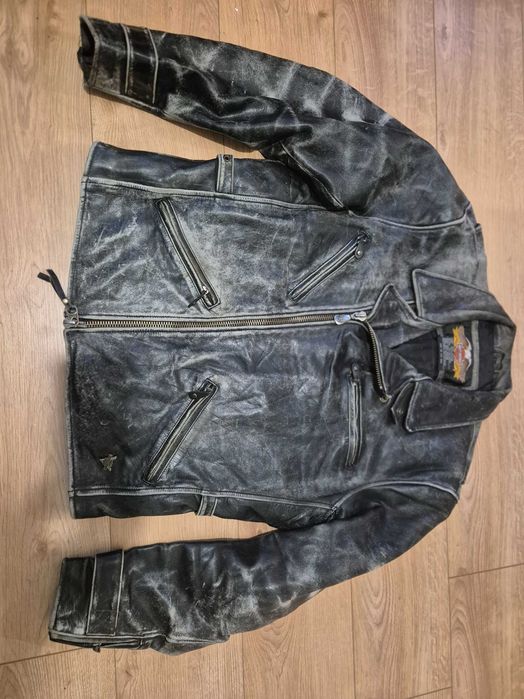 Casaco coçado Harley Davidson tamanho L
