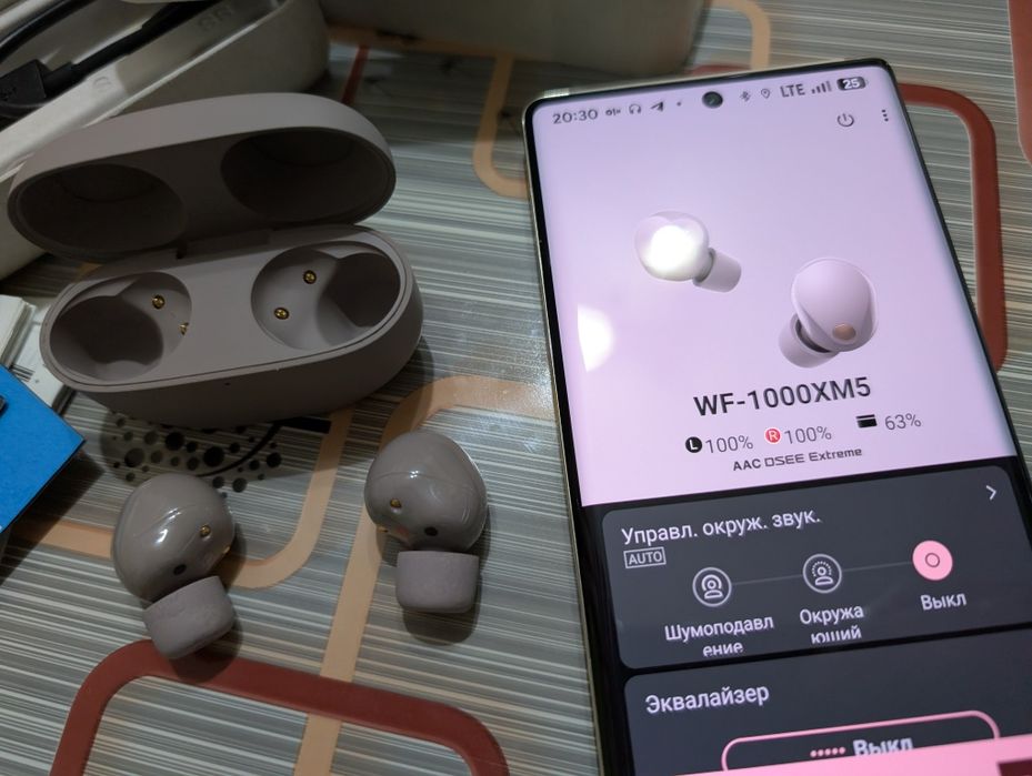 ІДЕАЛ Sony WF-1000XM5 ОРИГІНАЛ!!! TWS-навушники/Супер звук і шумодав