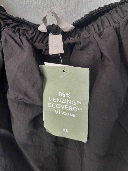 Нова легка блуза віскозна з рукавами-буфами H&M розмір M