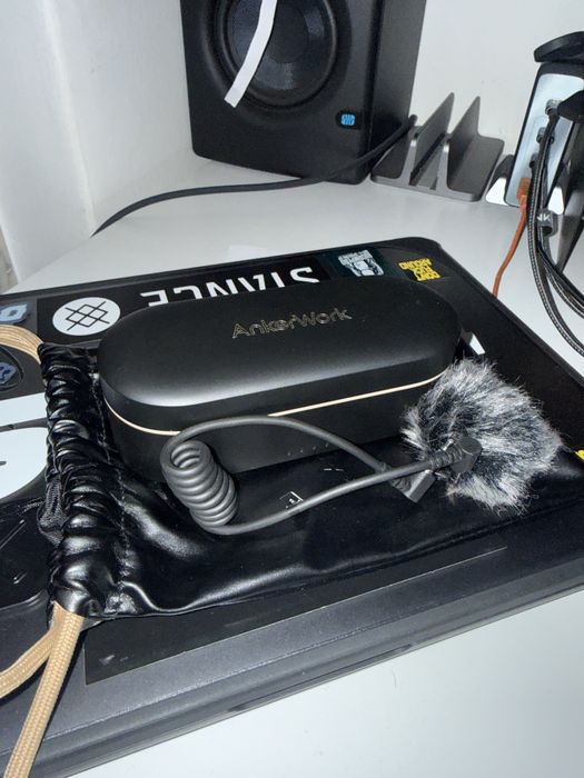 Microfones AnkerWork - Sistema Wireless (1 TX + 1 RX)