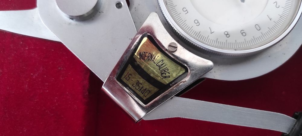 Medidor interno em bom estado