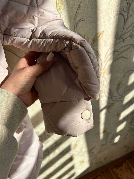 Куртка жіноча демісезонна пудрово-рожева