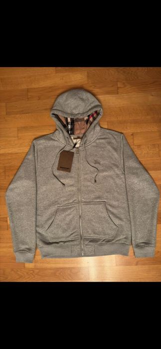 Bluza z kapturem szara Burberry M