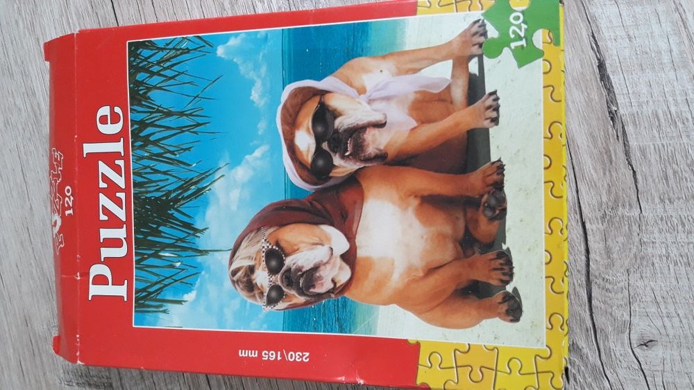 Пазлы 120 штук собаки