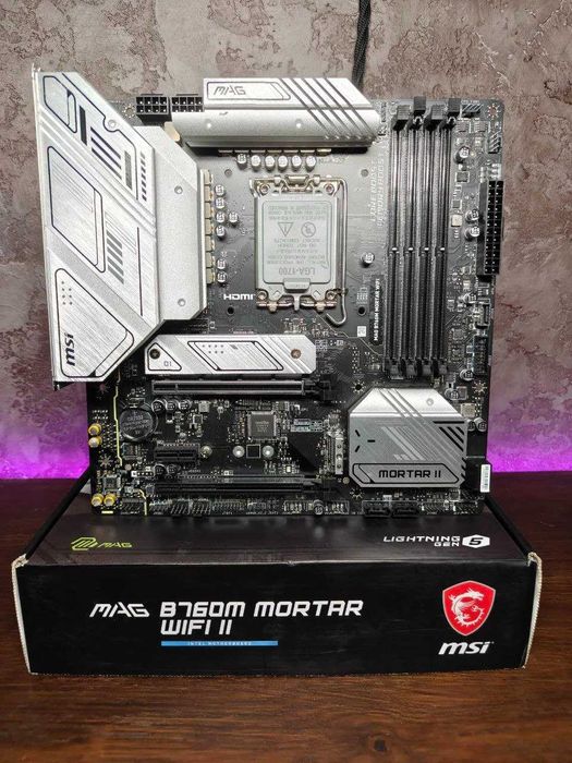 Материнська плата Msi MAG B760M Mortar Wifi (LGA1700) 12-13-14 Покоління Intel