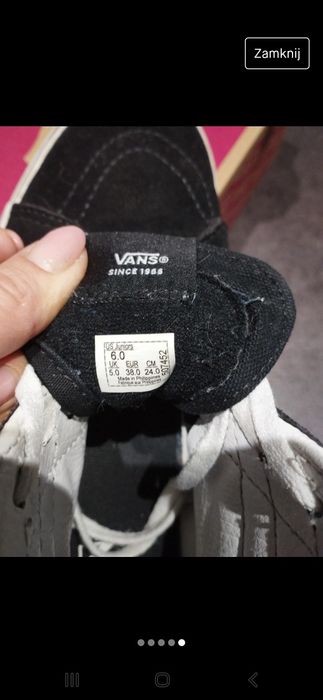 Trampki vans wysokie