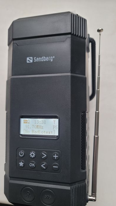 Повербанк-ліхтар Sandberg 10000mAh+FM+DAB+Bluetooth колонка