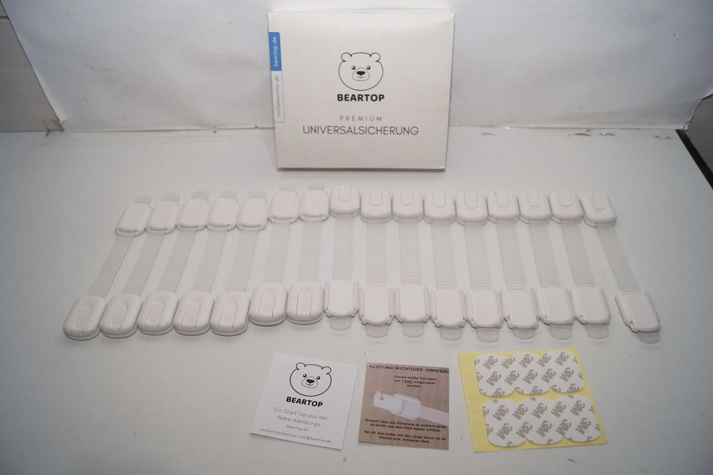 Beartop Zabezpieczenie Szuflad blokada Przed Dziećmi Szafek 16szt