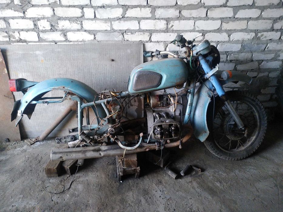 МТ11 Днепр МТ10 МТ9 Крыло Переднее Голубое Коляска Воздухан Переднє МТ