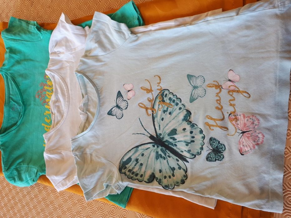 T-shirts de manga curta e comprida