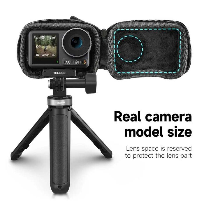 Etui do kamery sportowej Dji Osmo Action 3/4/5 firmy TELESIN