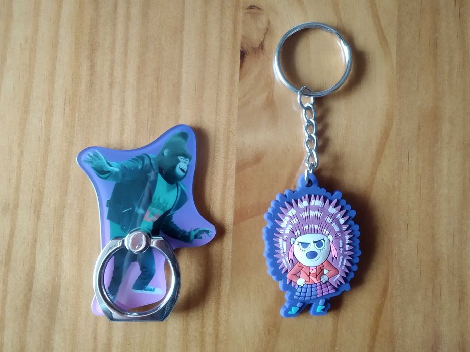 (NOVO, PORTES GRÁTIS) SING 2 - Porta-Chaves e Phone Ring