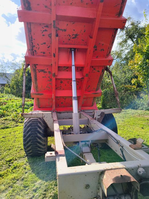 Przyczepa jednoosiową, skorupa, wywrotka 9ton