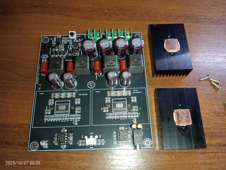 Пiдсилювач HIFI  TPA3255 х2 стерео