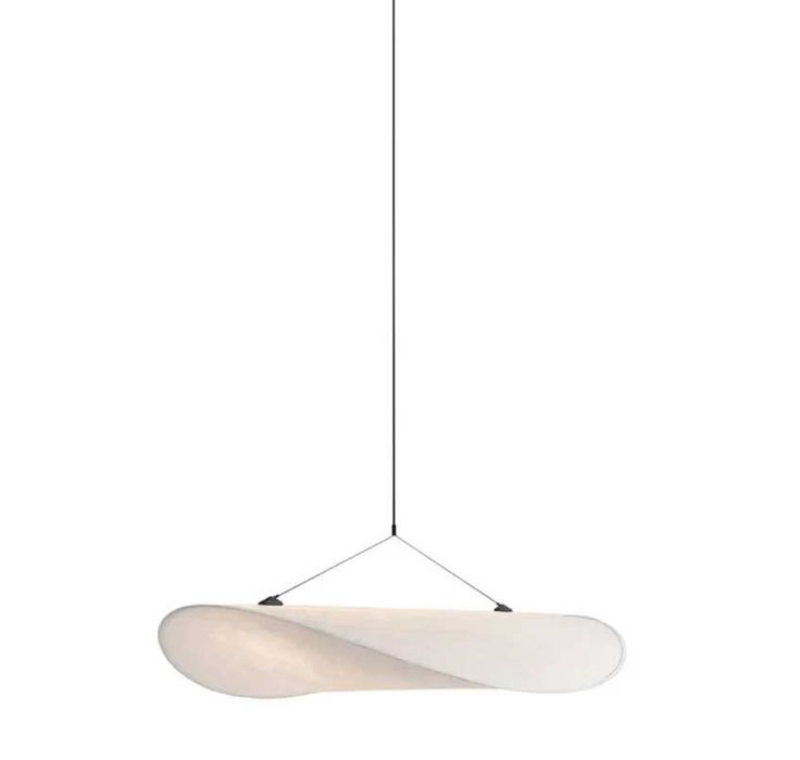 Elegancka lampa sufitowa z jedwabiu | Unikalny design