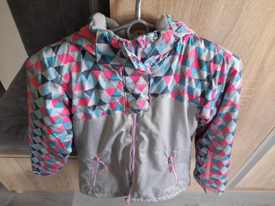 Kurtka zimowa 128 dziewczynka