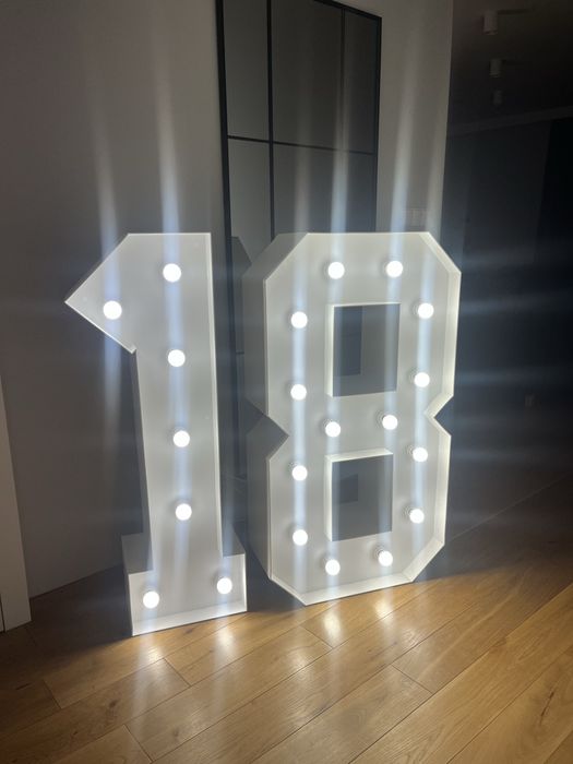 Cyfry led 40 wysokość 120cm